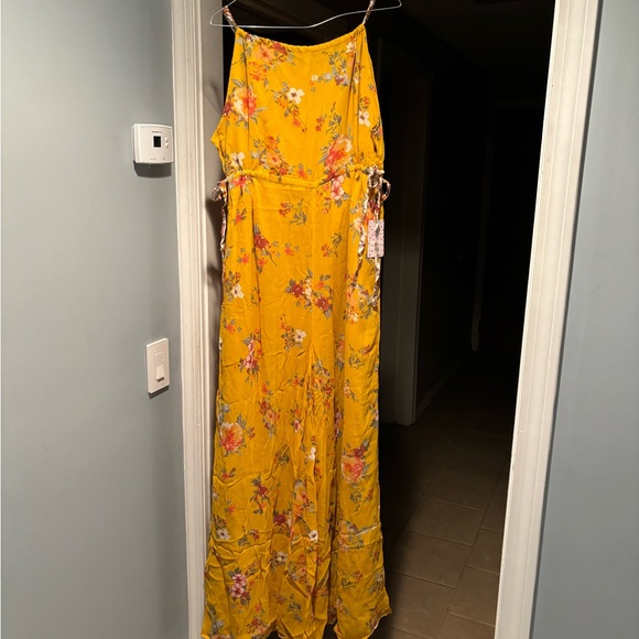 Free people Georgia gold jumpsuit - Picture 3 of 3
